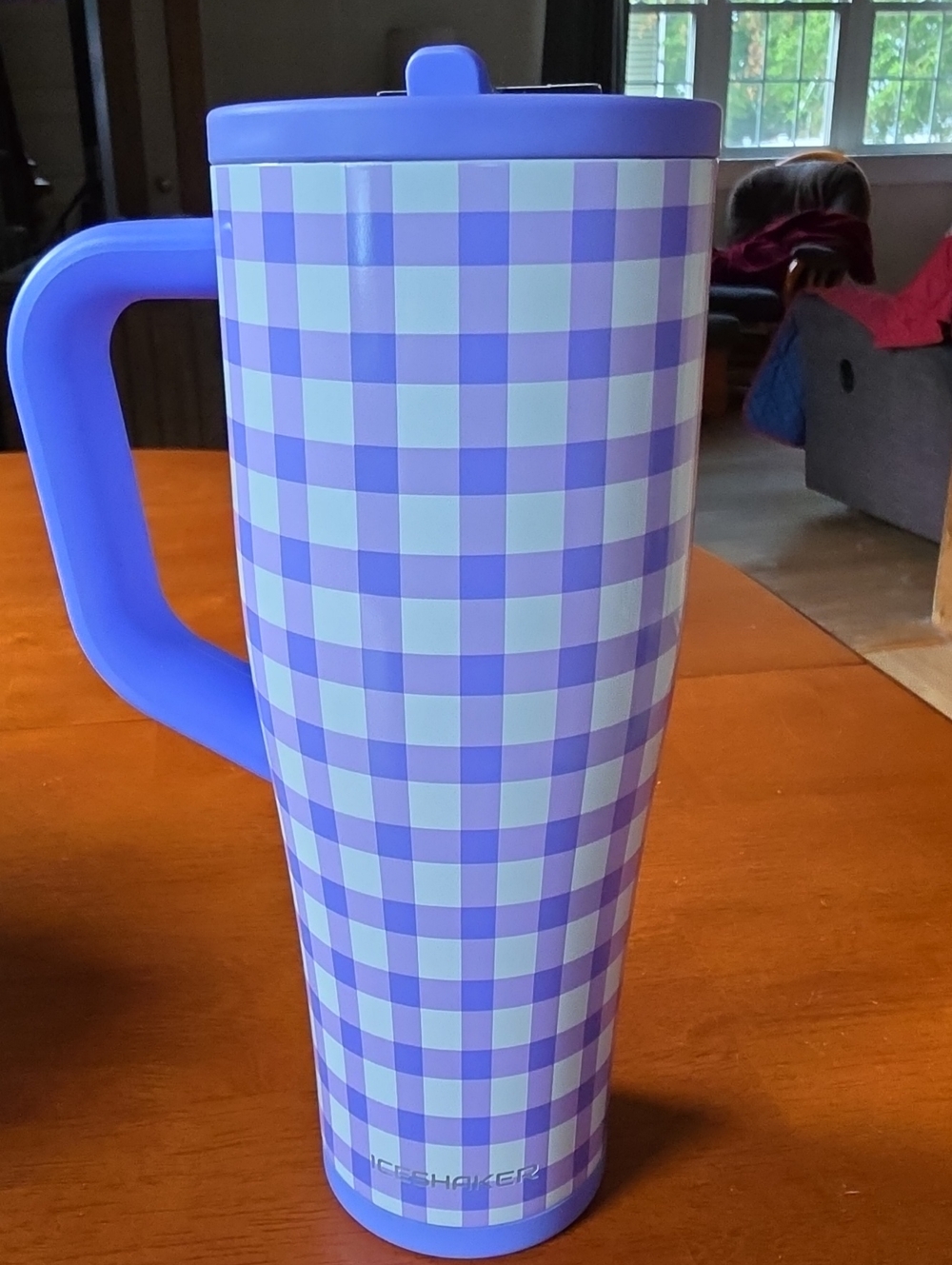 Ice Shaker 40 oz Legend - Purple Gingham